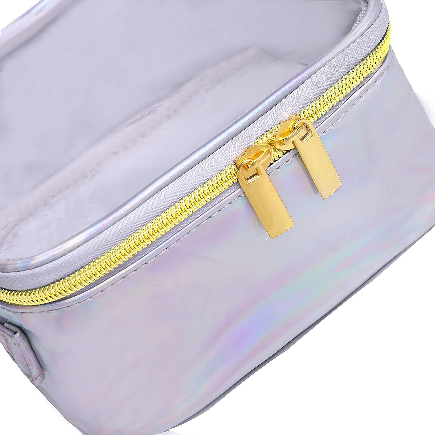 Lermende Travel Cosmetic Bag, Small Portable Makeup Brushes
